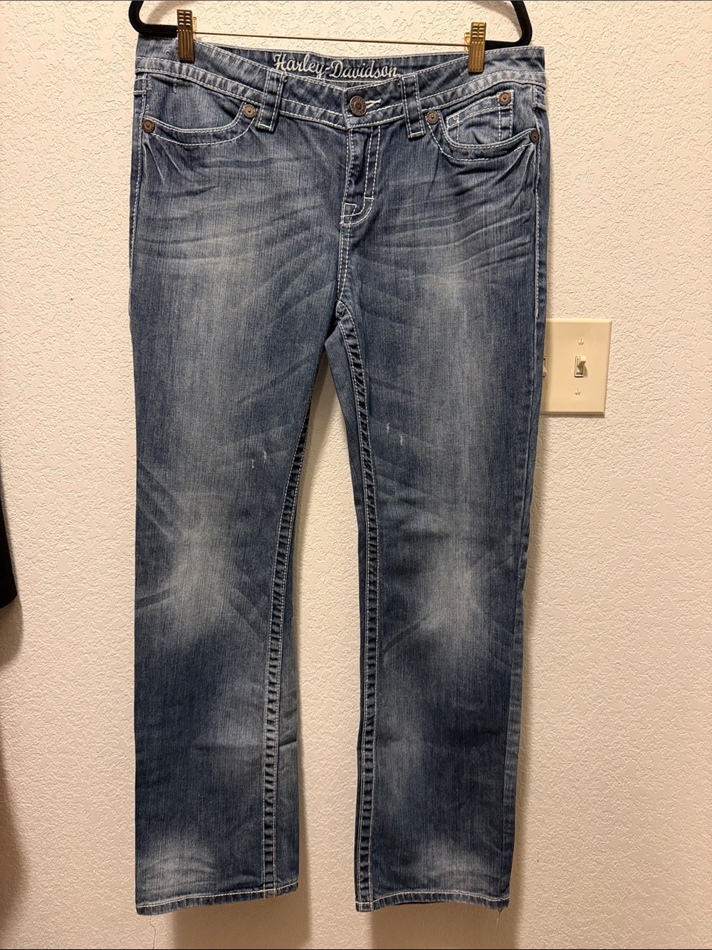 Harley-Davidson Light Blue Women's Boot Cut Jeans